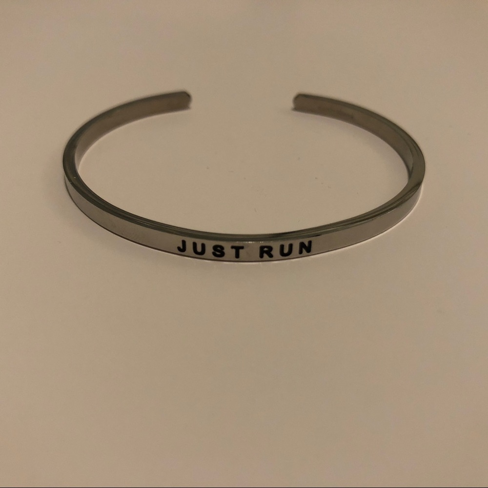 “Just Run” Silver Mantra Band